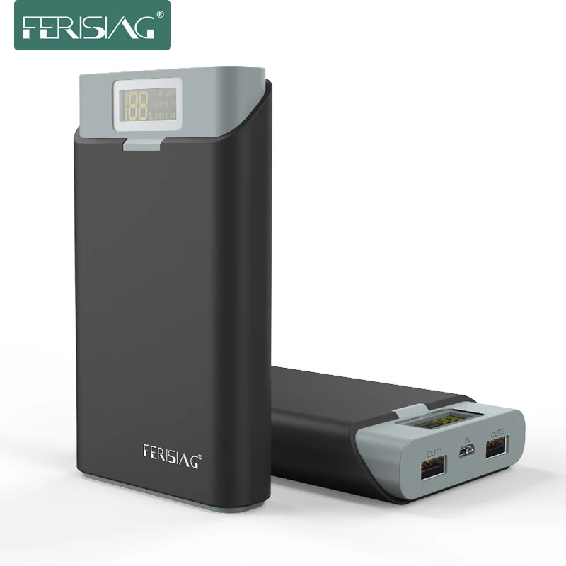 FERISING новой серии 13000 mah светодиодный индикатор питания дисплея Банк Внешний полимерный Батарея Мощность банка для iphone 6 X XR XS max плюс samsung S8