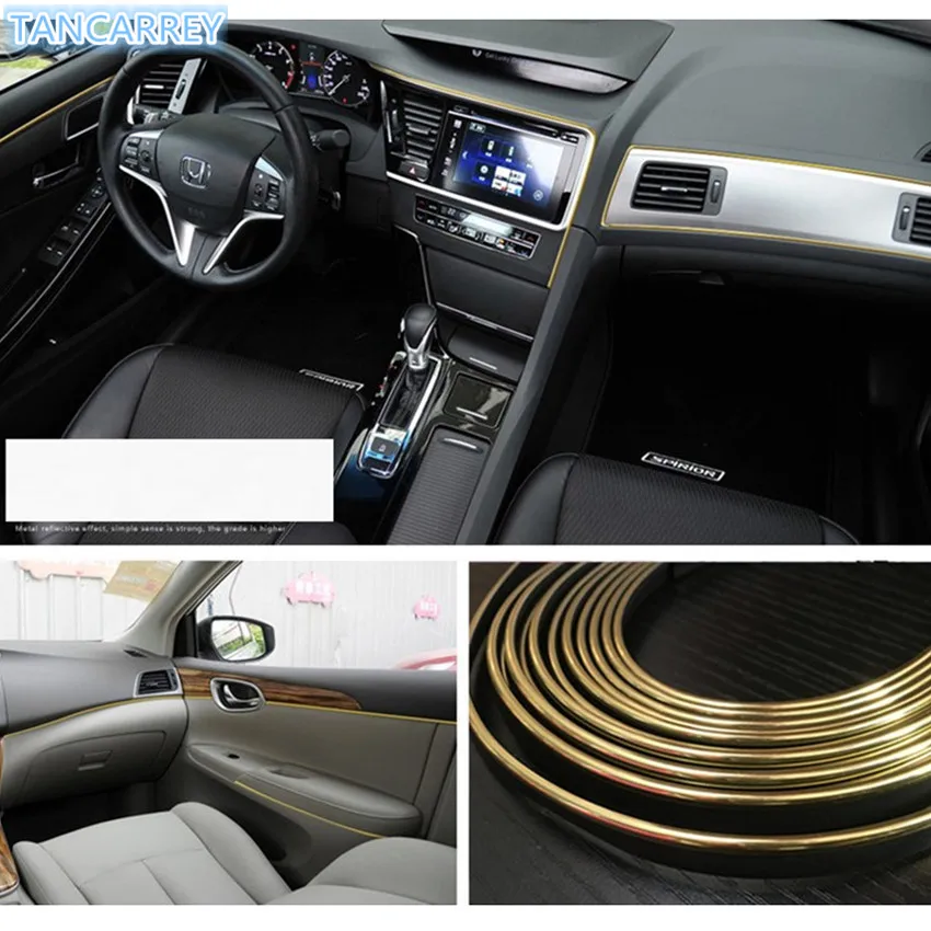 Декоративная полоса для салона автомобиля 5 м Ford Focus 2 Chevrolet Cruze Aveo Captiva Lacetti TRAX Sail