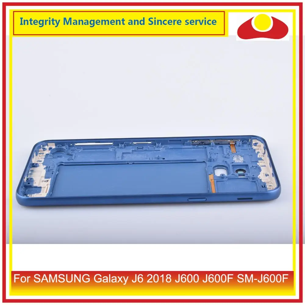 

10Pcs/lot For Samsung Galaxy J6 2018 J600 J600F SM-J600F Housing Battery Door Rear Back Cover Case Chassis Shell J6 Replacement
