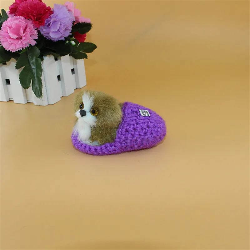 1 шт. имитационная модель собаки мини плюшевые игрушки куклы kawaii миниатюрные