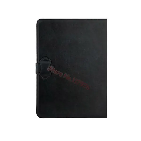 Съемный беспроводной кожаный чехол подставка с Bluetooth и пластиковой клавиатурой