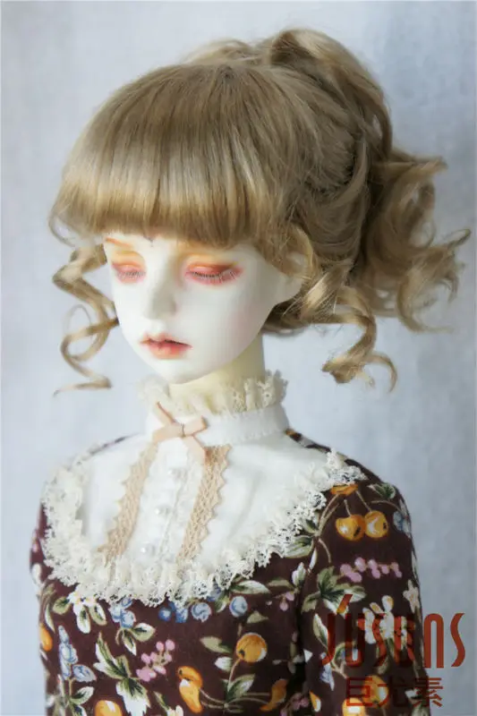 JD261 1/3 SD синтетический, мохеровый, для куклы парики Updo стиль BJD волосы
