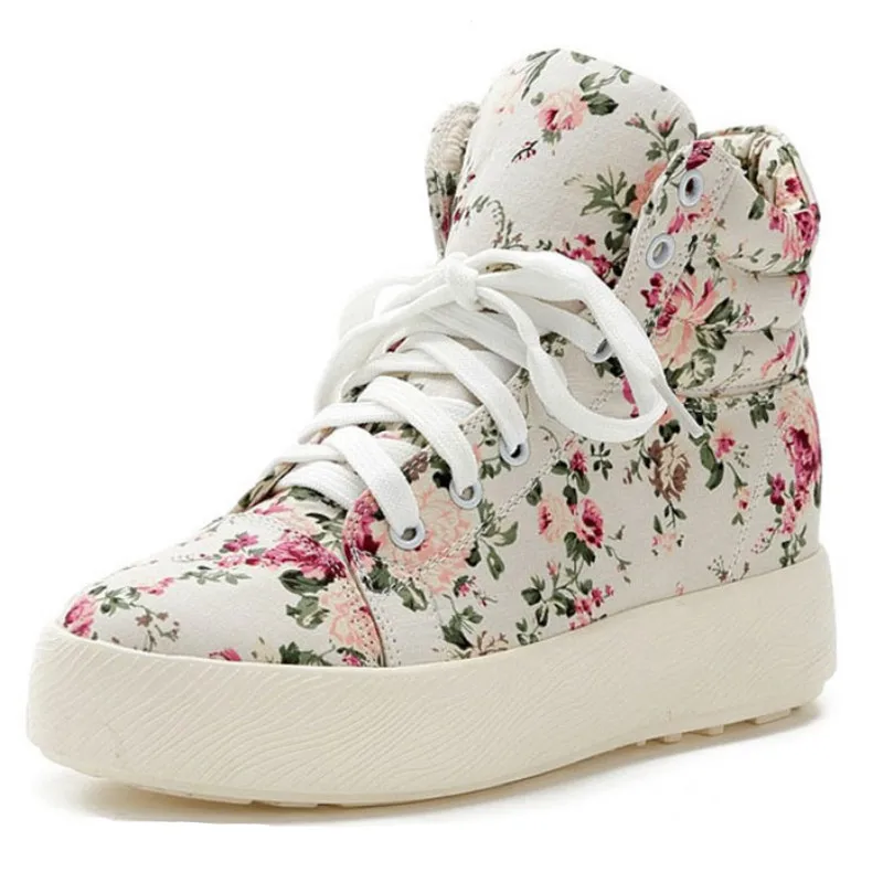 Женские кеды 2018 Летняя мода на платформе Кружево шнуровке повседневная обувь