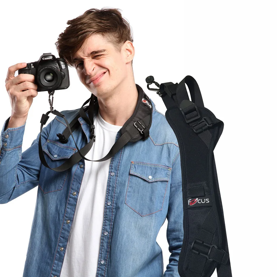 Быстрое крепление на одно плечо для фотоаппарата Nikon Sony Pentax Canon 7D 5D MarkII D800 A77|neck strap