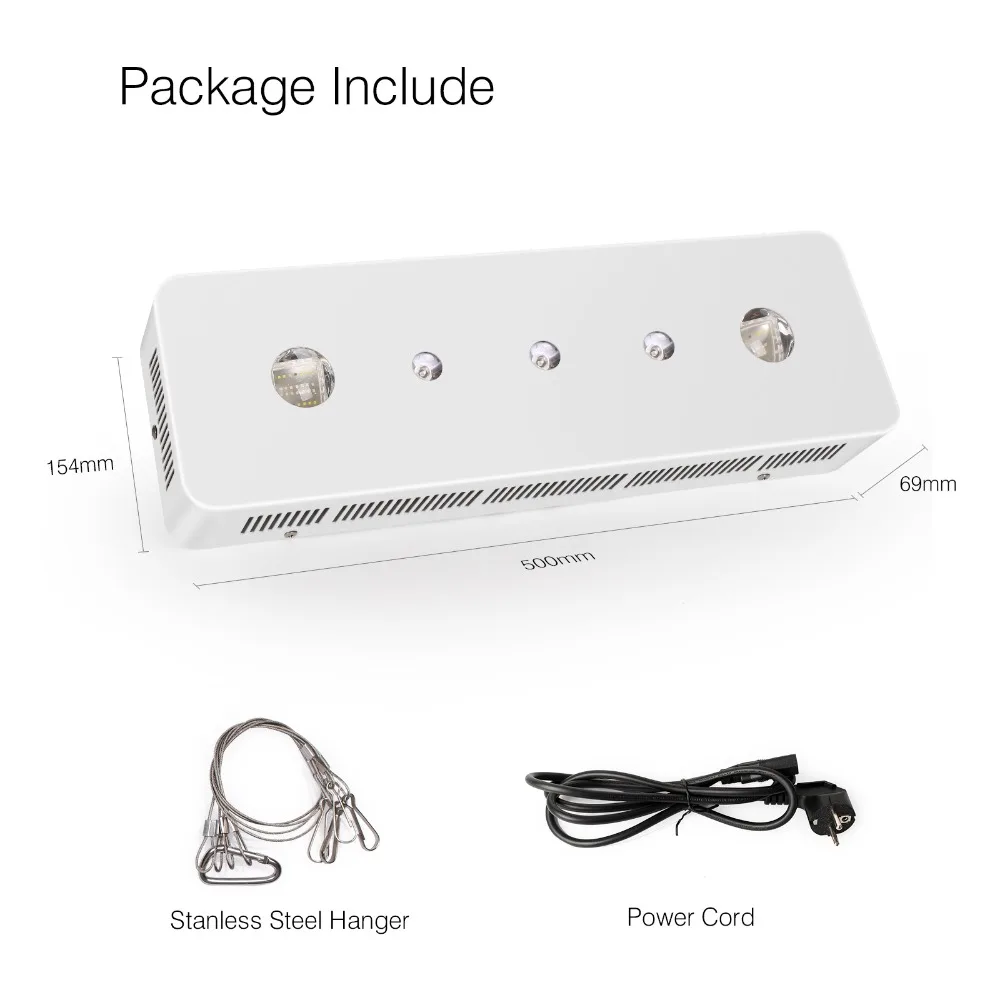 Popular Grow-Luz Led marina para acuario, Control por Bluetooth, 169W, regulable, tres canales-4