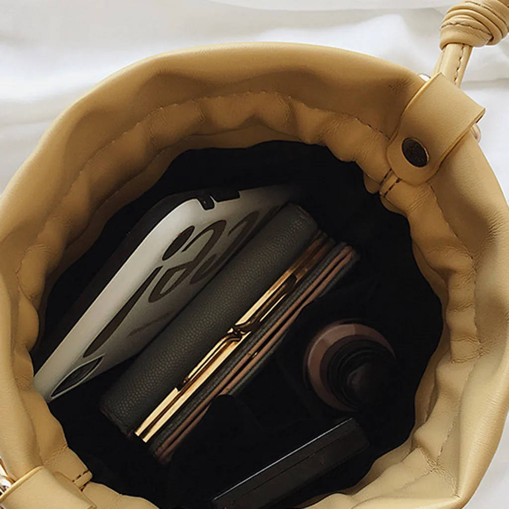 Woman Bag 2019 Summer Chain Small New Pearl Bucket Shoulder Messenger taschen women bolsa masculina sac femme torebka damska | Багаж и
