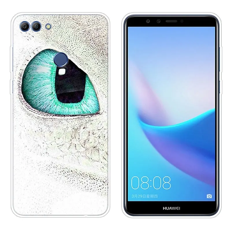 Модный силиконовый чехол для huawei mate 10 20 Lite Pro Y7 Y9 Prime Y5 Y6 Prime Y5