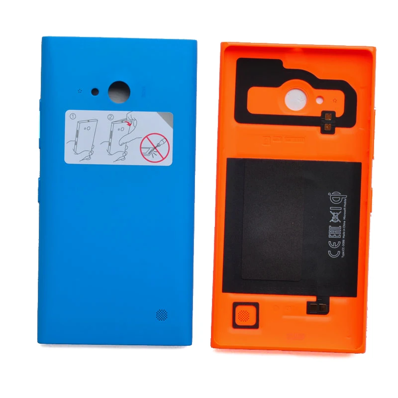 Newest For Nokia Microsoft Lumia 730 / 735 Original Plastic Battery Cover Rear Housing Back Case With NFC | Мобильные телефоны и