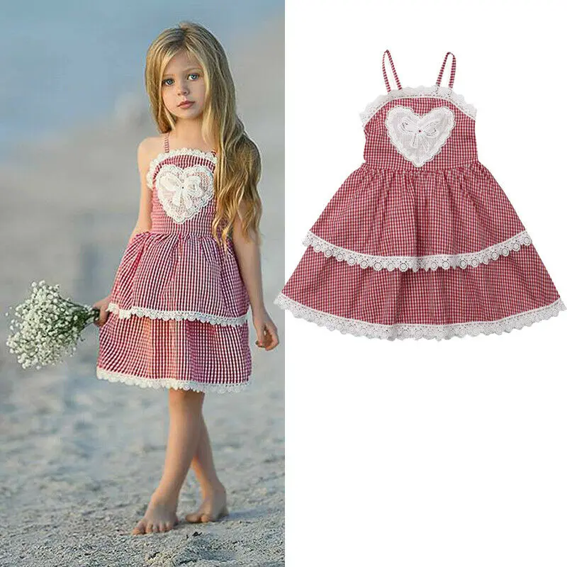 2019 New Toddler Kid Girls Dress Summer Clothing Lace Tutu Party Wedding Birthday Dresses For Costumes | Детская одежда и обувь