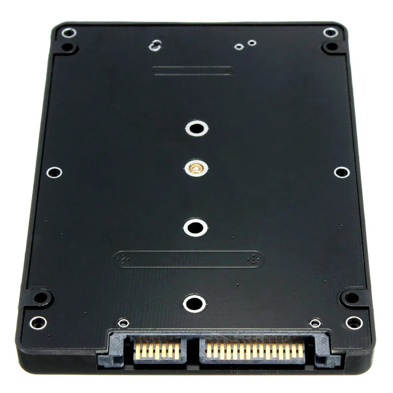 Черный металлический чехол M.2 к Sata адаптер B гнездо ключа 2 NGFF (SATA) SSD 5 SATA карта с