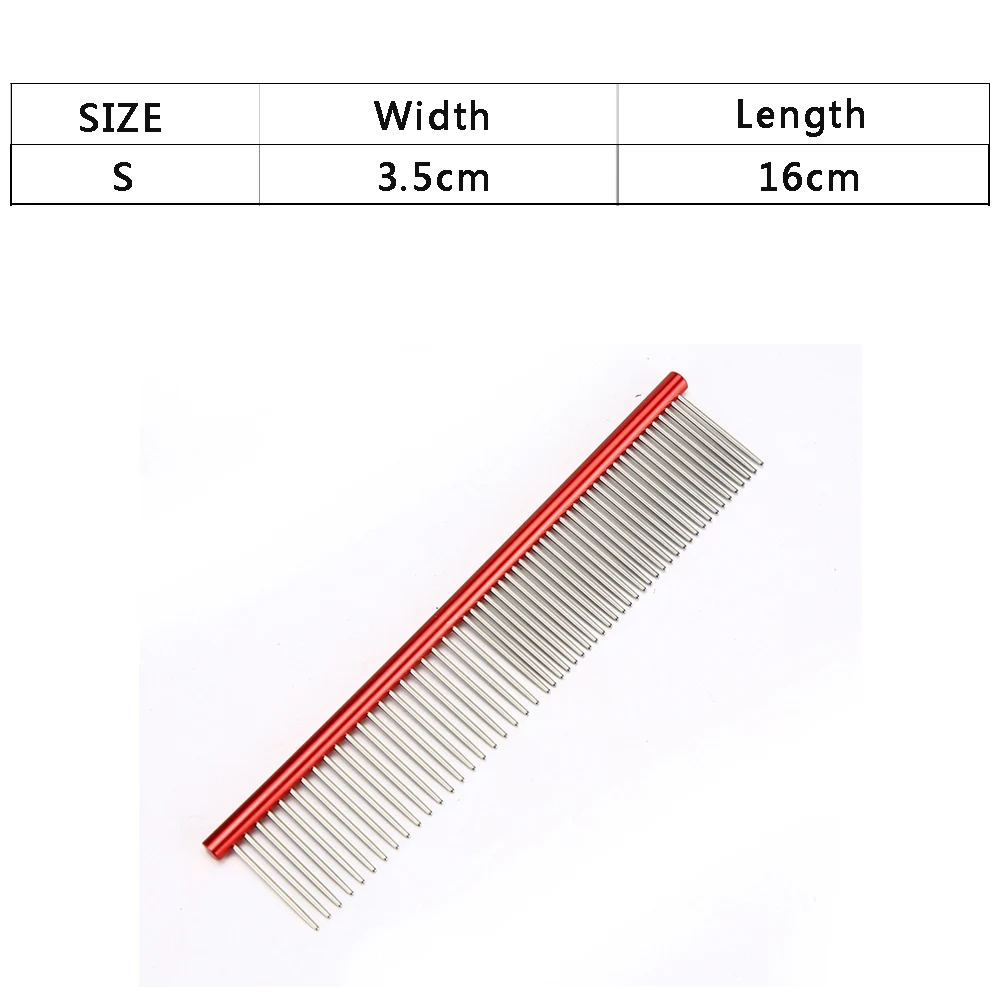 Red Comb Щетка для ухода за домашними животными, перчатка для кошек, мягкая расческа для кошек, рукавица для стрижки собак, перчатка для удаления волос для кошек, собак, уход JK0001 - Цвет: Red Comb