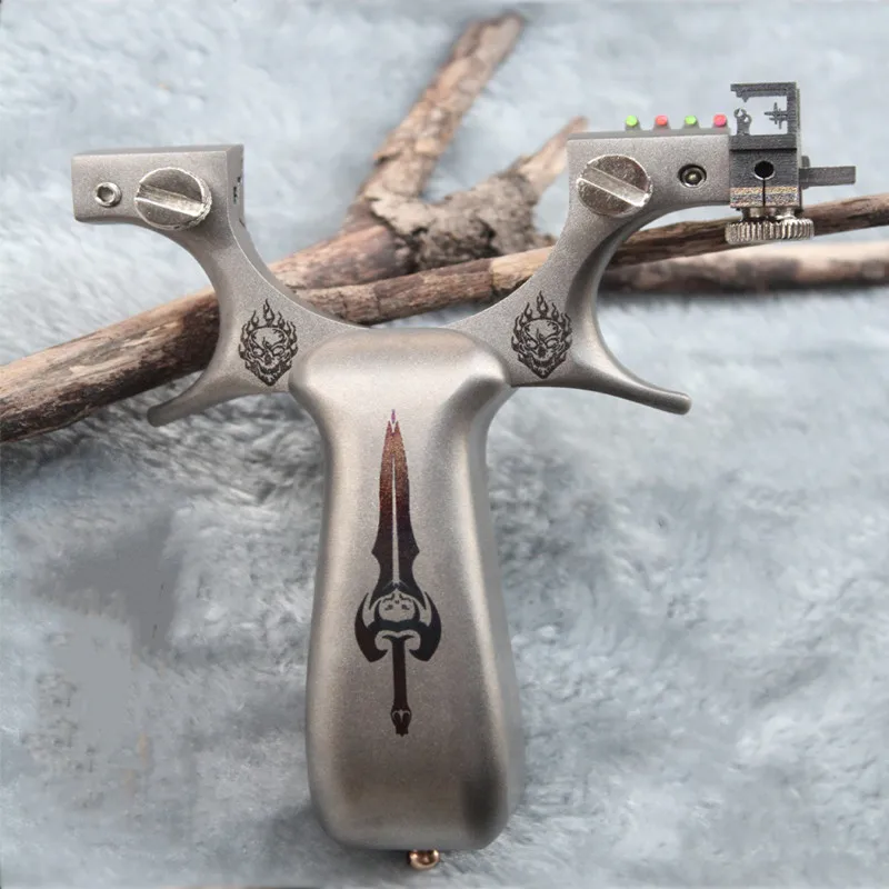 TC21 Рогатка из титанового сплава для улицы сильная профессиональная спортивная