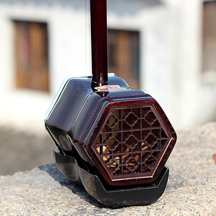 Китайские традиционные музыкальные инструменты ручной работы Suzhou Erhu красные