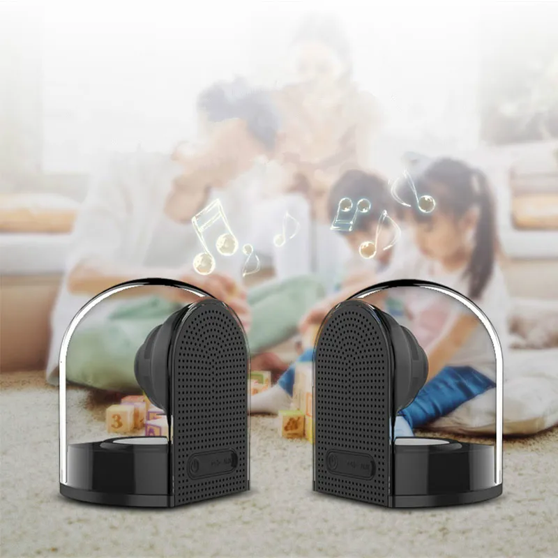 Магнит Bluetooth 4 2 динамик s с микрофоном прозрачный домашний стерео объемный HiFi