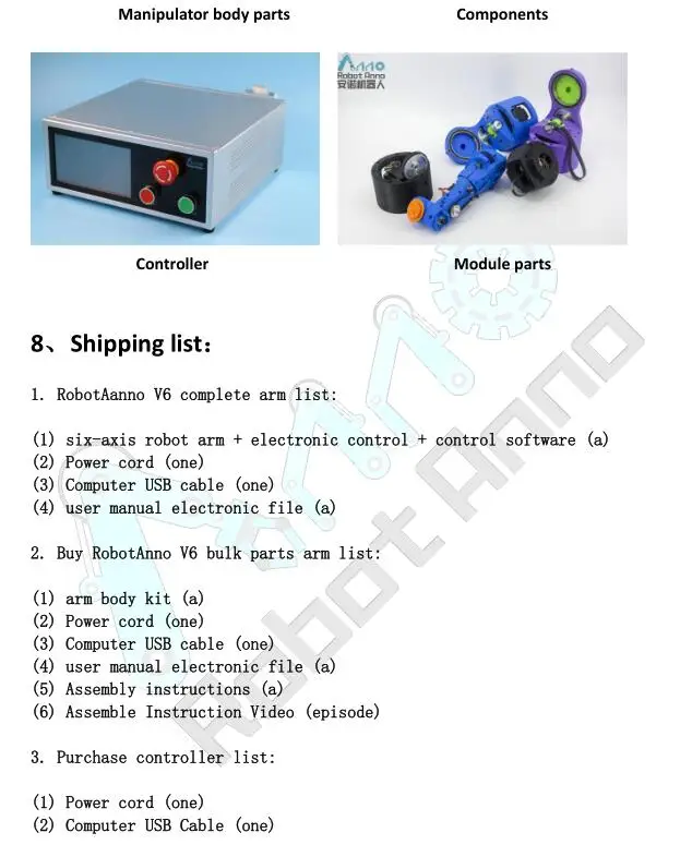 TRAN V6 обучающая 6 рука робота(DIY версия) лучшее понимание для 6 оси робота не от adtech