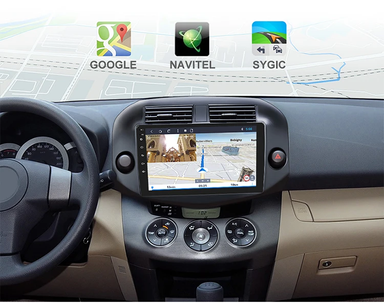 YUEMAIN автомобиля Радио Мультимедийный проигрыватель для Toyota RAV4 RAV 4 2007-2010 2Din Android 8,1 автомобильное радио с GPS навигационная лента Регистраторы DVR