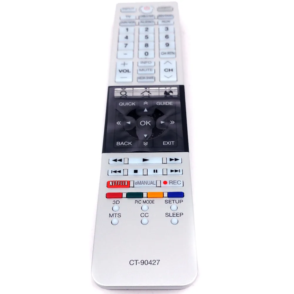 Новый оригинальный пульт дистанционного управления для Toshiba 3D LCD TV CT-90427 Fit CT-90428