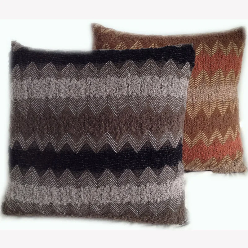 Декоративный Трикотажный чехол для подушки дивана 45x45 | Дом и сад