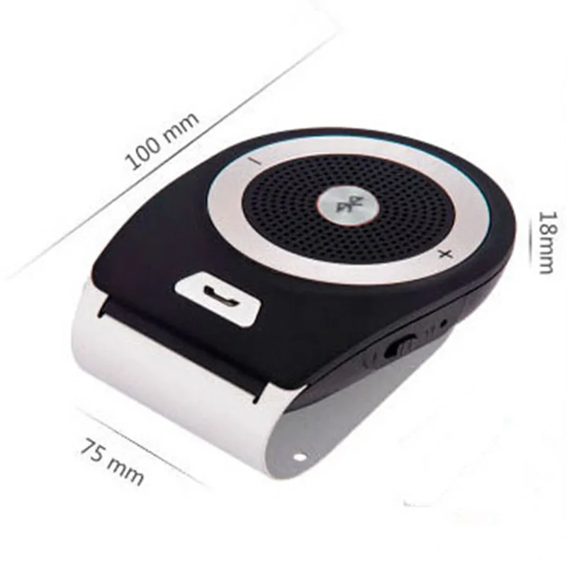 T821 автомобиля набор гарнитуры с Bluetooth fm-передатчик MP3 плеер черный