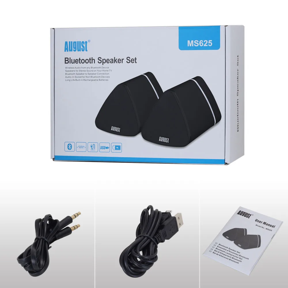 August MS625 беспроводной Bluetooth динамик портативная колонка Super Bass HIFI Stereo|portable