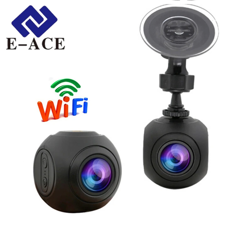E ACE Автомобильный видеорегистратор 2018 новейший Wifi авто 170 градусов FHD 1080P Dvr