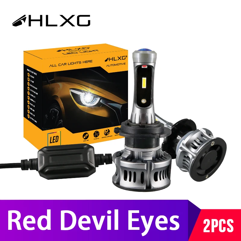 Красный мини проектор Devil angel eyes лампа H7 светодиодный для объектива H11 H8