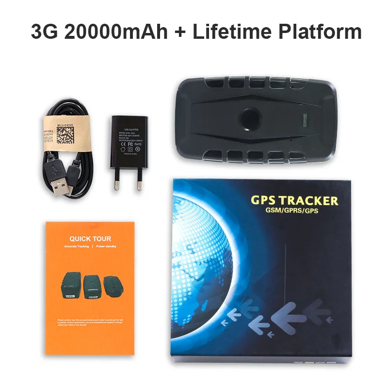 LK209C-3G lifetime 3g Автомобильный gps трекер LK209G 20000mAh 10000mAh Длинный резервный магнит автомобильный gps-навигатор водонепроницаемый ударное падение сигнализация веб-приложение - Цвет: LK209C-3G lifetime
