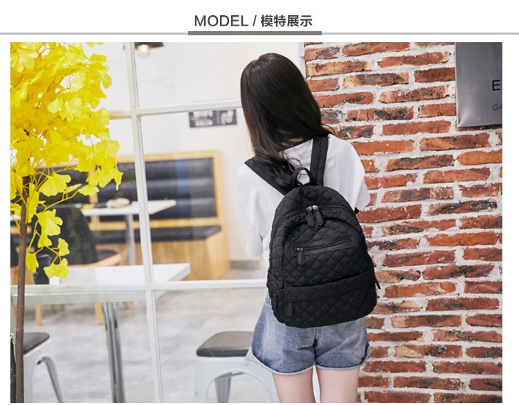 Mochilas mujer женские школьные рюкзаки с ромбовидной решеткой для девочек-подростков, модный рюкзак, дизайнерский бренд