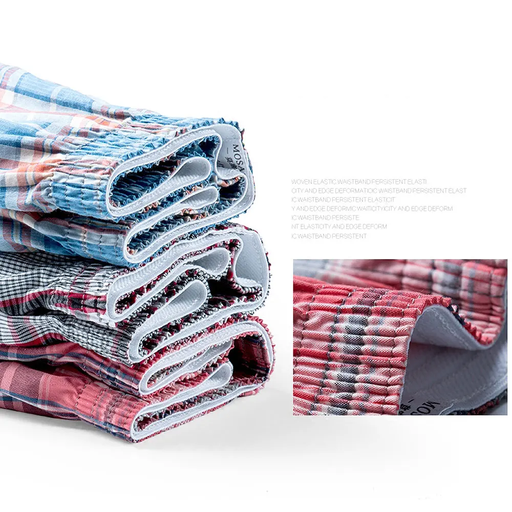 Шорты мужские пляжные компрессионные повседневные клетчатые джоггеры брюки