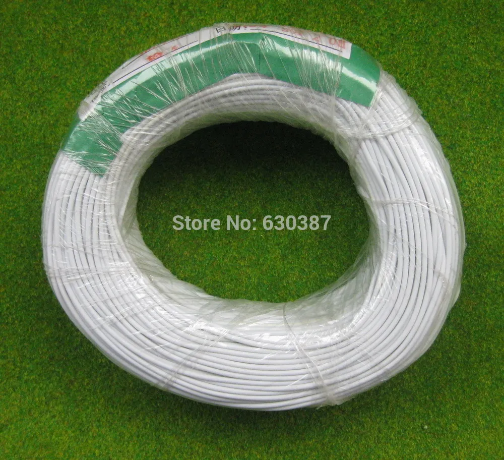 

Белая Многожильная проволока для оборудования DX012W 100 mtr's 1,0 AMP 26AWG (1 рулон)