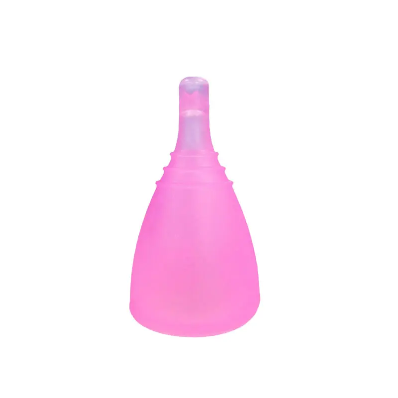 1pcs pink Кубок менструального coletor Men. coppetta mestruale менструальная чаша copita при менструации, menstruatie чашки менструальная чаша с клапаном - Цвет: 1pcs pink