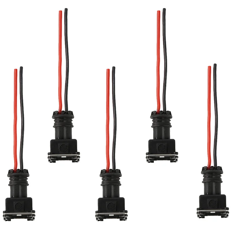 5 шт. подходит для любого RC Bosch EV1 Pigtail Cut & Splice топливный инжектор соединитель