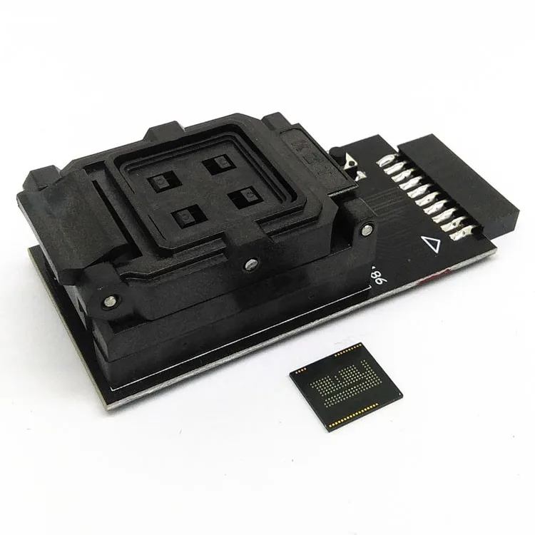 EMCP162/186 тестовая розетка BGA162 BGA186 считыватель IC Размер Pin шаг 0 5 мм Nand Flash
