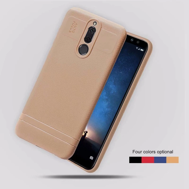 Мягкий чехол из ТПУ с текстурой личи для huawei mate 10 Lite Enjoy 7S Y6 2018 P20 Pro Redmi 4A 4X Note 5A 5 Plus 250