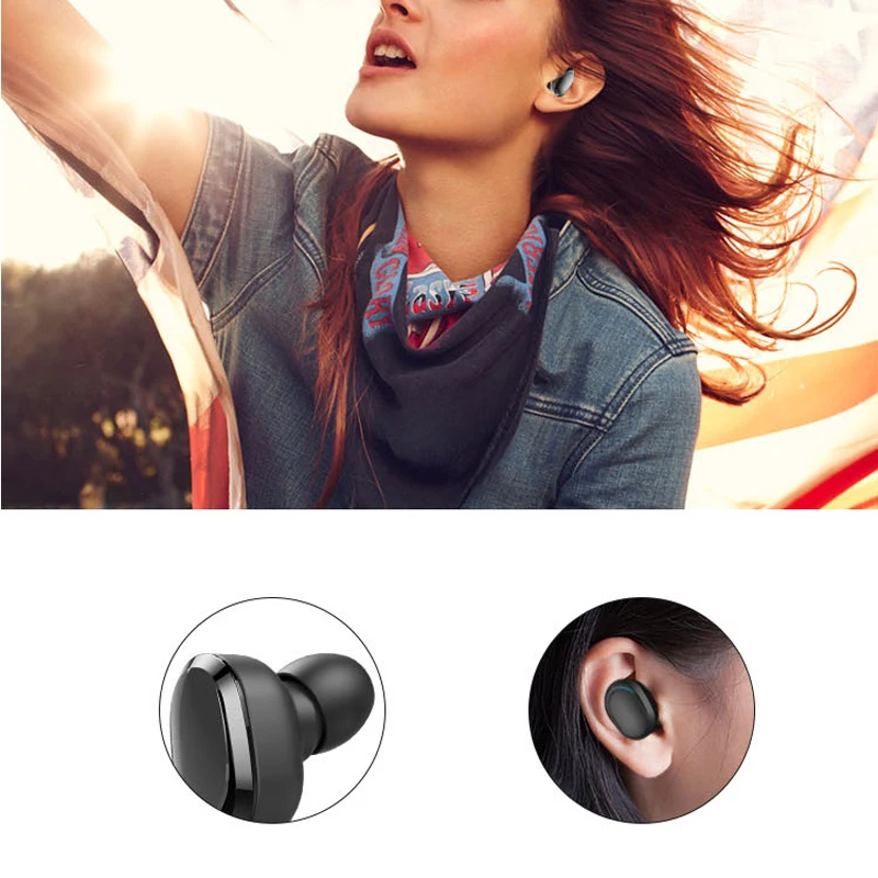 Bluetooth наушники True беспроводные X8 TWS спортивные стерео бас гарнитура