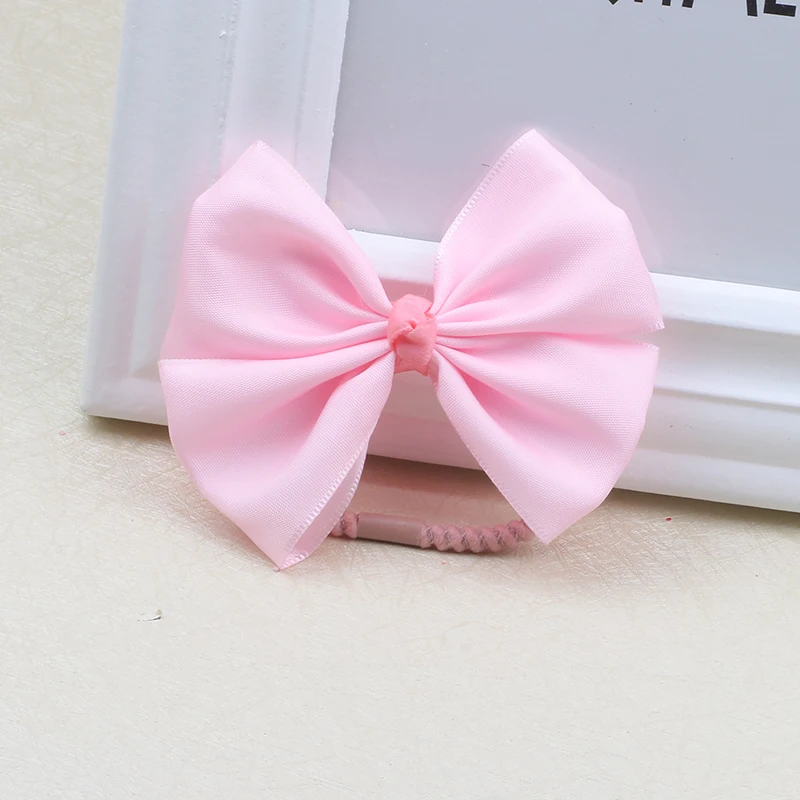 

Kids Baby pink color grosgrain ribbon Hairbands Princess Hair Accessories Plastic hairband Girl Headband bow Hair Accessories
