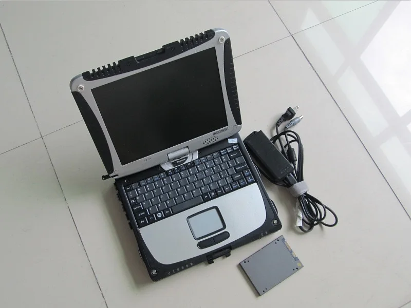 Super MB Star C4 SD Conenct с ноутбуком CF19 диагностический ПК с mb star c4 новейшая версия программного обеспечения V12. hdd готов к работе - Цвет: CF19 with SSD