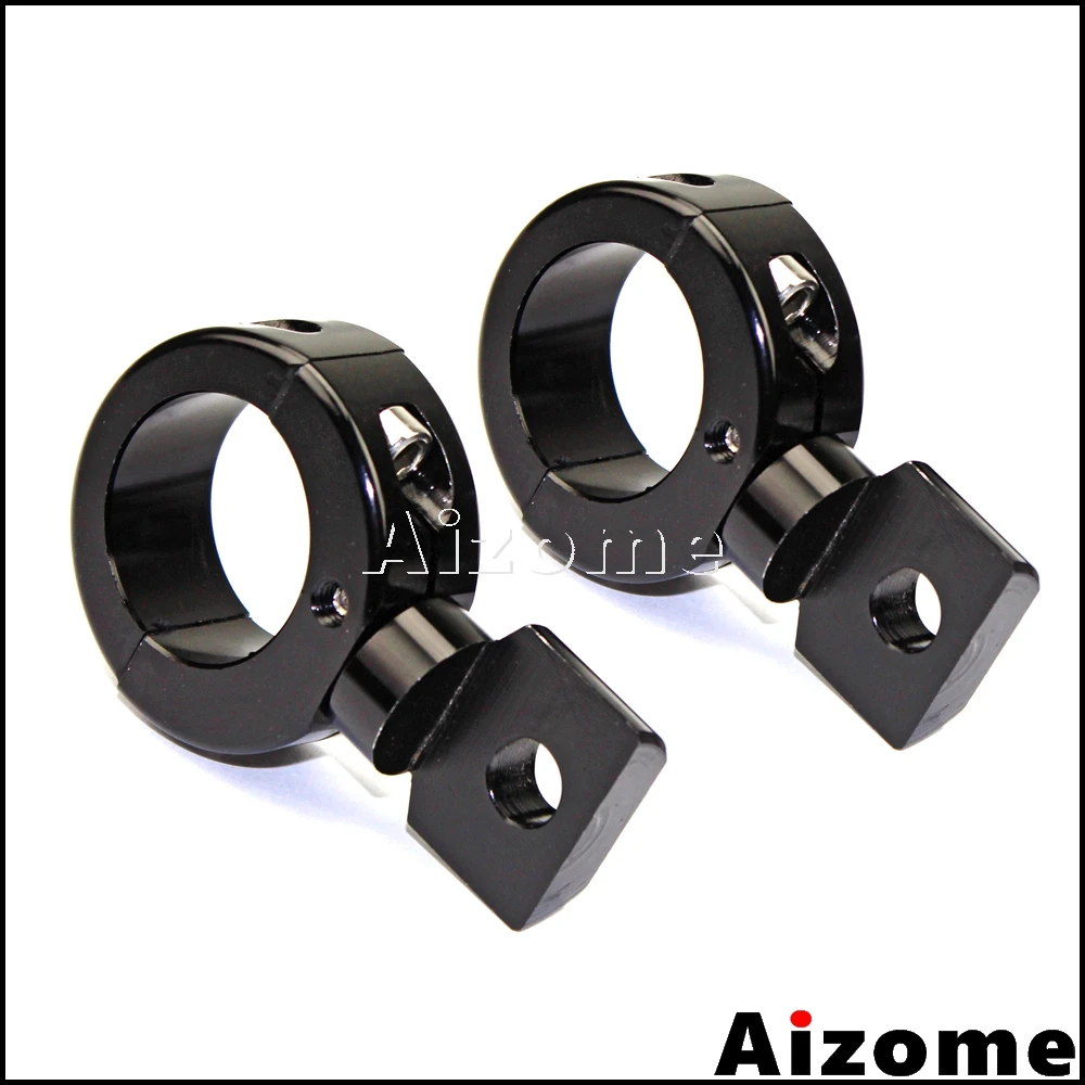 Мотоциклетные вспомогательные кронштейны для фар 22 мм 25 1 1/4 дюйма 32 мм|Накладки и