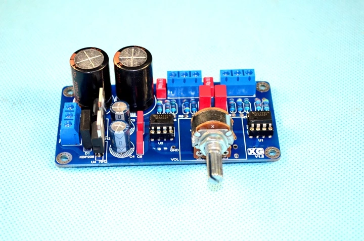 A1 линейный дизайн NE5532 HiFI предусилитель тональная плата Наборы сделай