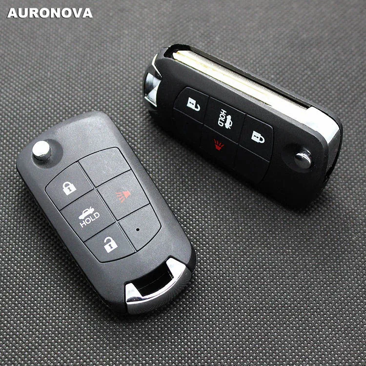 AURONOVA новый обновленный Складной Корпус ключа для Nissan Altima Versa Sentra Maxima 3 + 1
