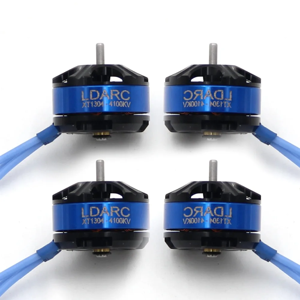 LDARC 1304 4100KV миниатюрный бесщёточный электродвигатель 2 3S PK1106 двигатель с двойным