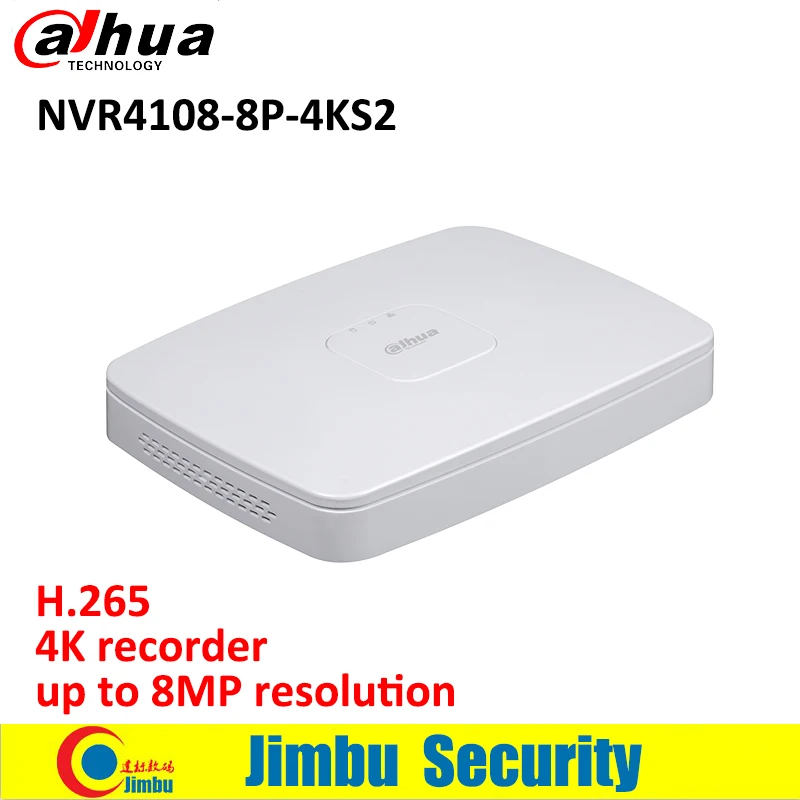 Dahua NVR Kit 1pcs Video Recorder NVR4108 8P 4KS2 & IP Camera 4pcs IPC HDW4433C A&3pcsIPC HFW4433M I2 CCTV DVR K|Система наблюдения|