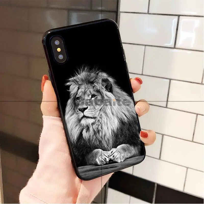 A14 Babaite животные Лев DIY Роскошный Высокий протектор на конце чехол для Apple iPhone 8 7 6 6S Plus X XS MAX 5 5S SE XR Чехол для мобильного телефона - Цвет: A14
