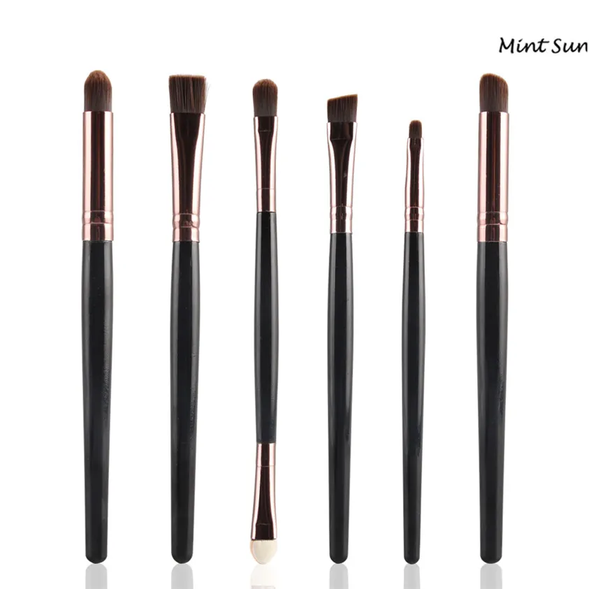 6 брендовых кистей для макияжа набор теней косметические кисти губ Maquiagem O0412 |