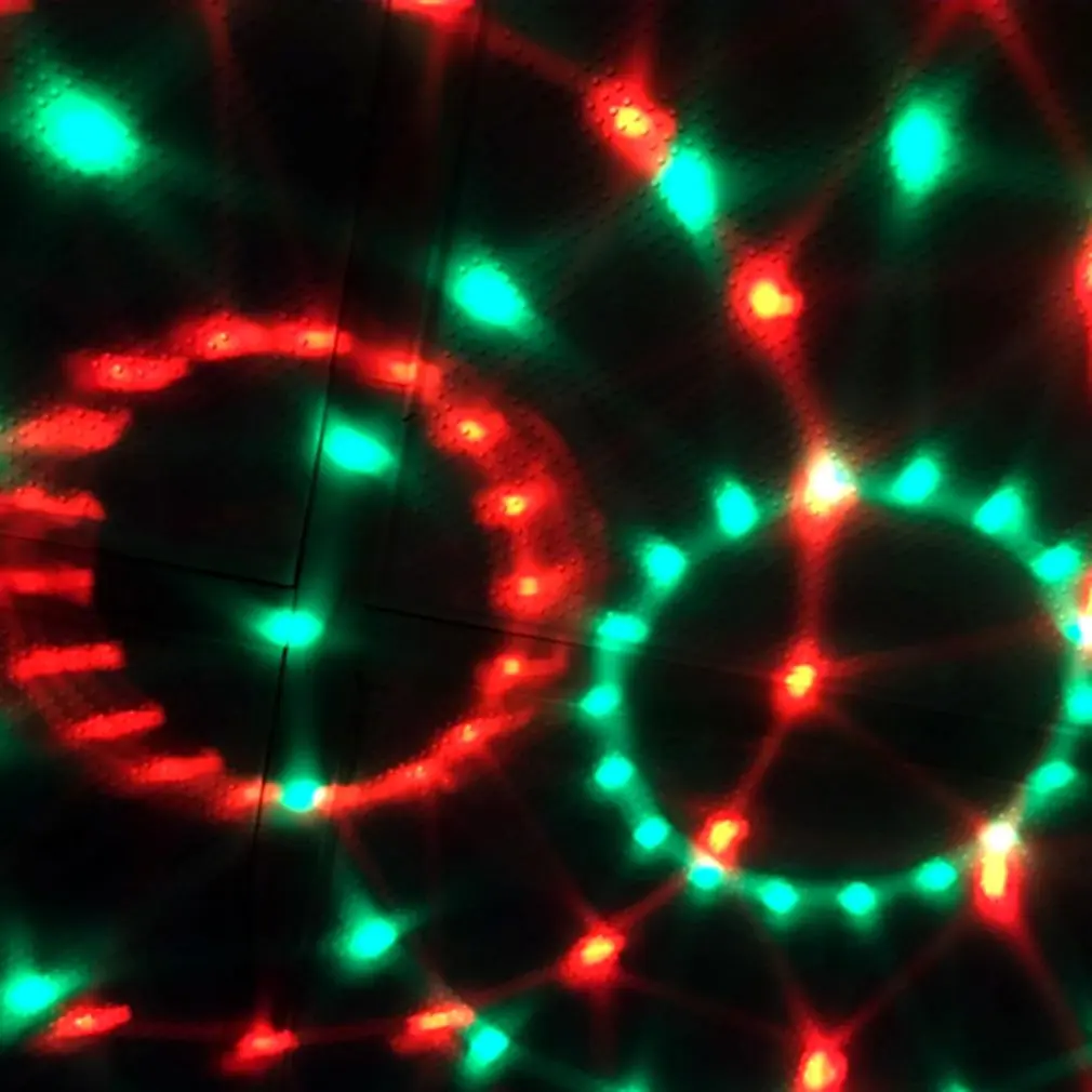Авто Голосовое управление звуком светодиодный RGB сценический светильник ночник