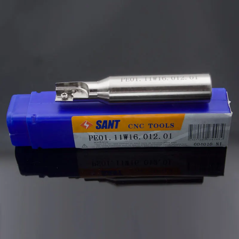 Zhuzhou Sant Indexable milling cutter with 90degree EMP01-012-XP16-AP11-01/PE01.11W16.012.01 Mached carbide insert APKT11T308 |