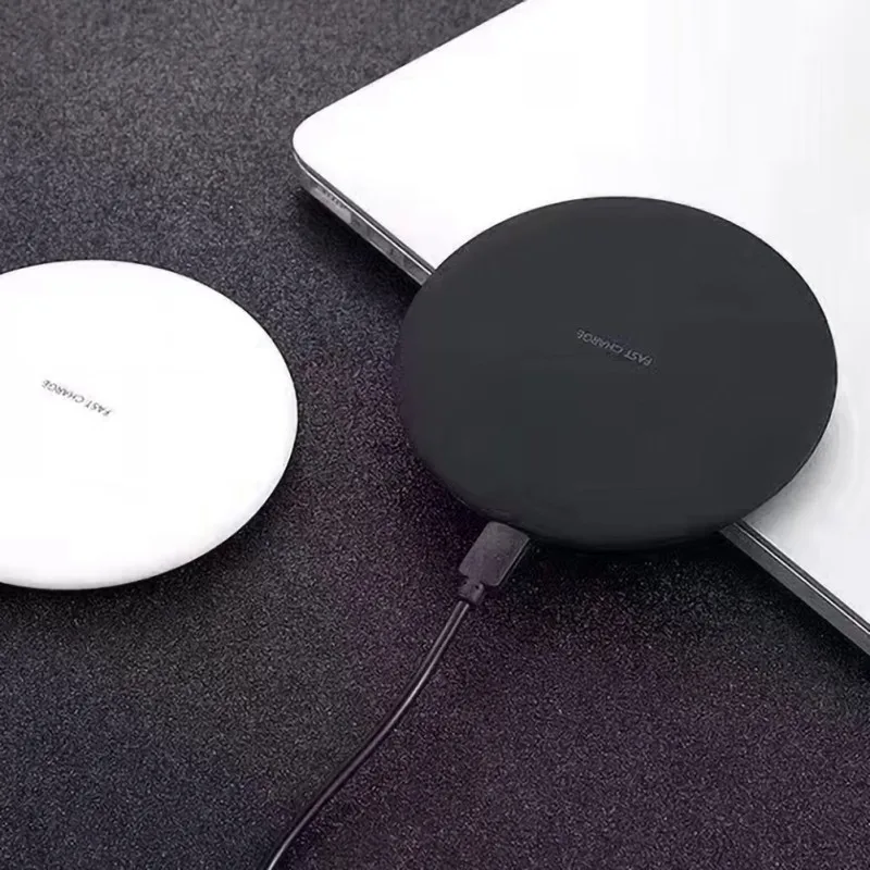 KC-N5 10 Вт QI сертифицированное Беспроводное зарядное устройство круглое быстрое зарядное устройство для iPhone X XR samsung S10 S9 Xiaomi 9 HuaWei P30 Mate20