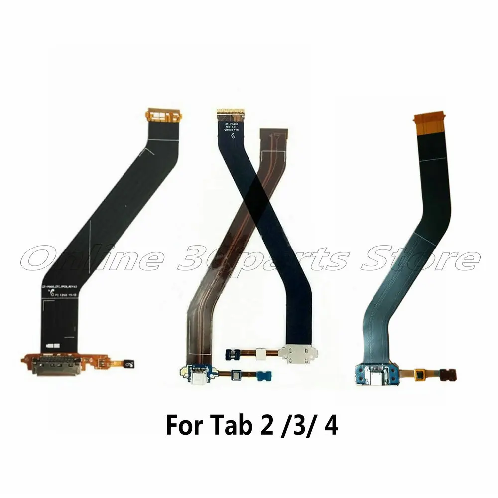 

USB Dock Connector Charger Charging Port Flex Cable Ribbon For Samsung Galaxy Tab 2 P5100 P5110 Tab 3 P5200 P5210 Tab4 T530