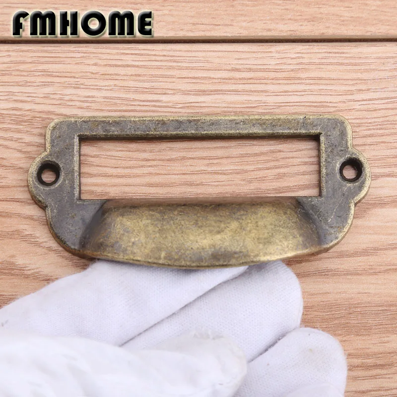 Ручки бронзовые в стиле ретро для шкафа 82 х39 мм|shell handles|drawer handlespull knob |