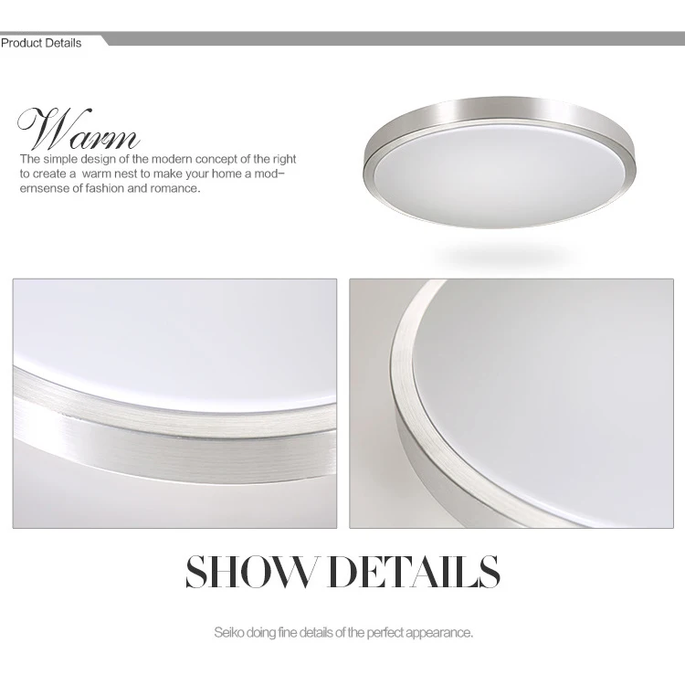 Алюминиевый потолочный светодиодный светильник для помещений лампа на потолок